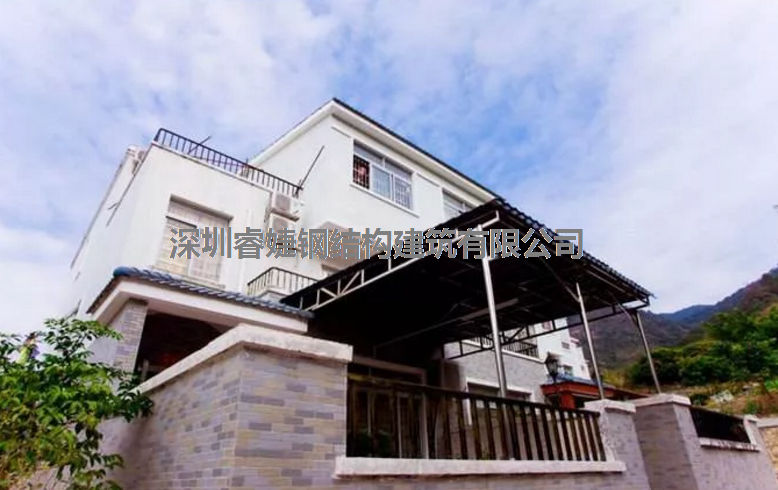 鋼結(jié)構(gòu)別墅的出現(xiàn)標志著農(nóng)村建房跟時代的來臨(圖2)