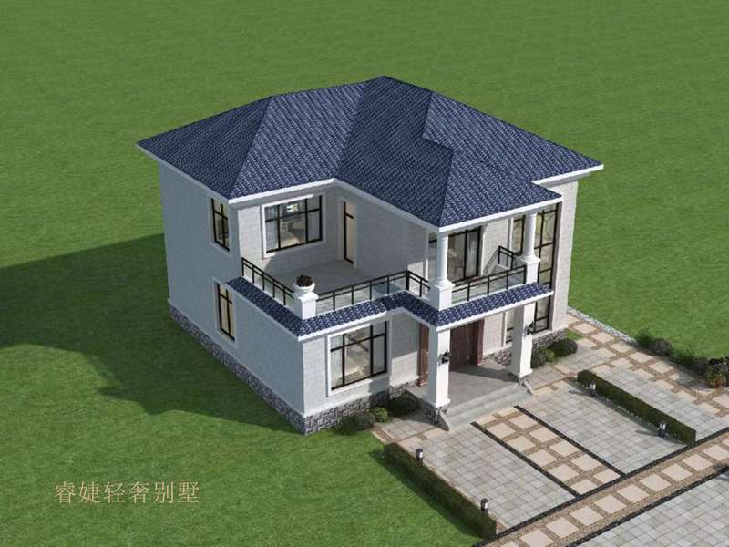 非常火的簡歐風(fēng)格二層小別墅(圖3)